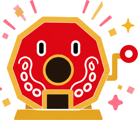 オトクジのマスコット（ガラポン）